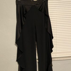 Alice & Olivia Wallace side ruffle pant